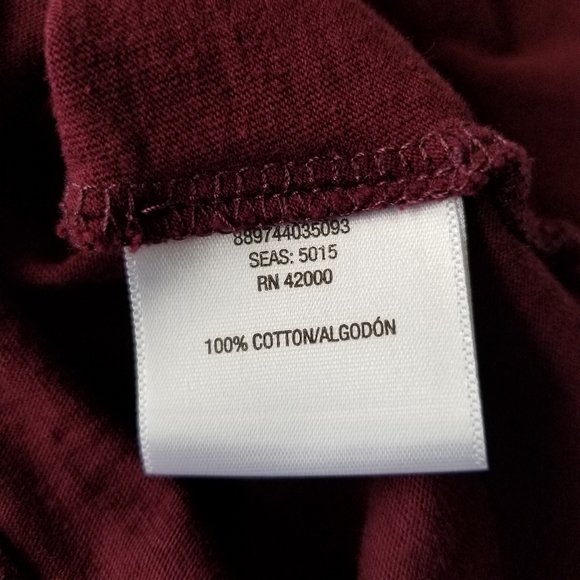 Joe Boxer Burgundy 3/4 Sleeve Skater Dress - Picture 5 of 10